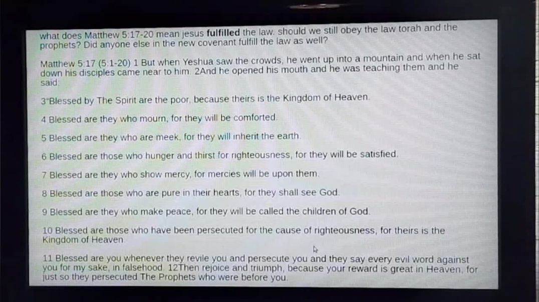 What Does Matthew 5:17-20 Mean? jesus fulfilled the law and did not abolish it.