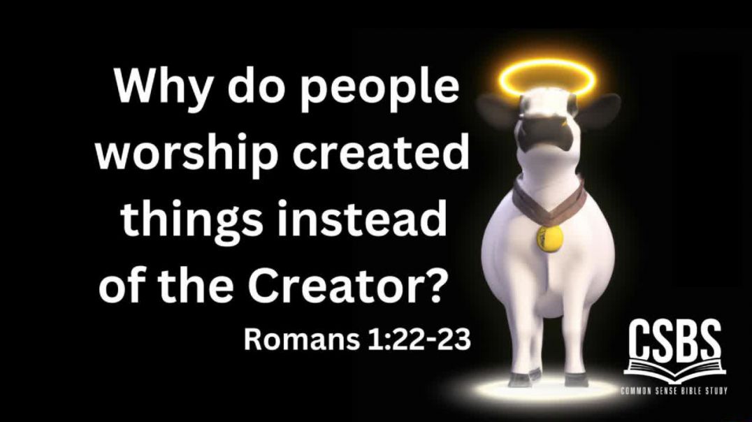 ⁣Why do people worship idols? Romans 1:22-23