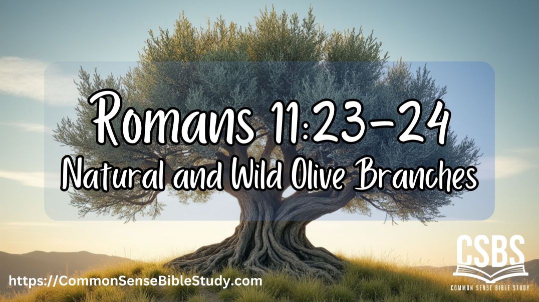 ⁣Native and Wild Branches in Romans 11:23-24