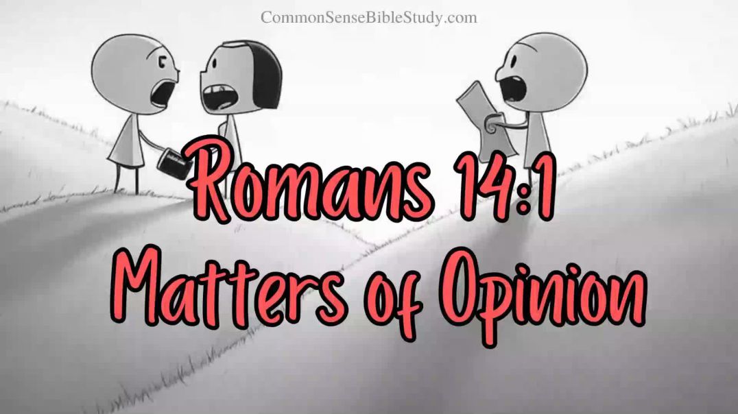 ⁣Who Are the Weak in Faith in Romans 14:1?