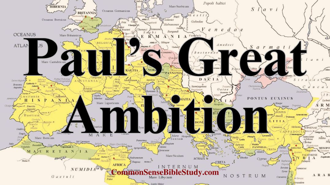 ⁣Paul's Great Ambition in Romans 15:20