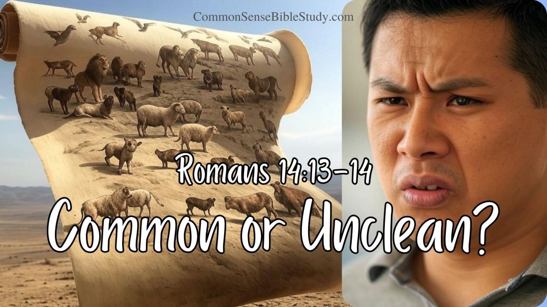 ⁣Romans 14:13-14 - Common or Unclean?